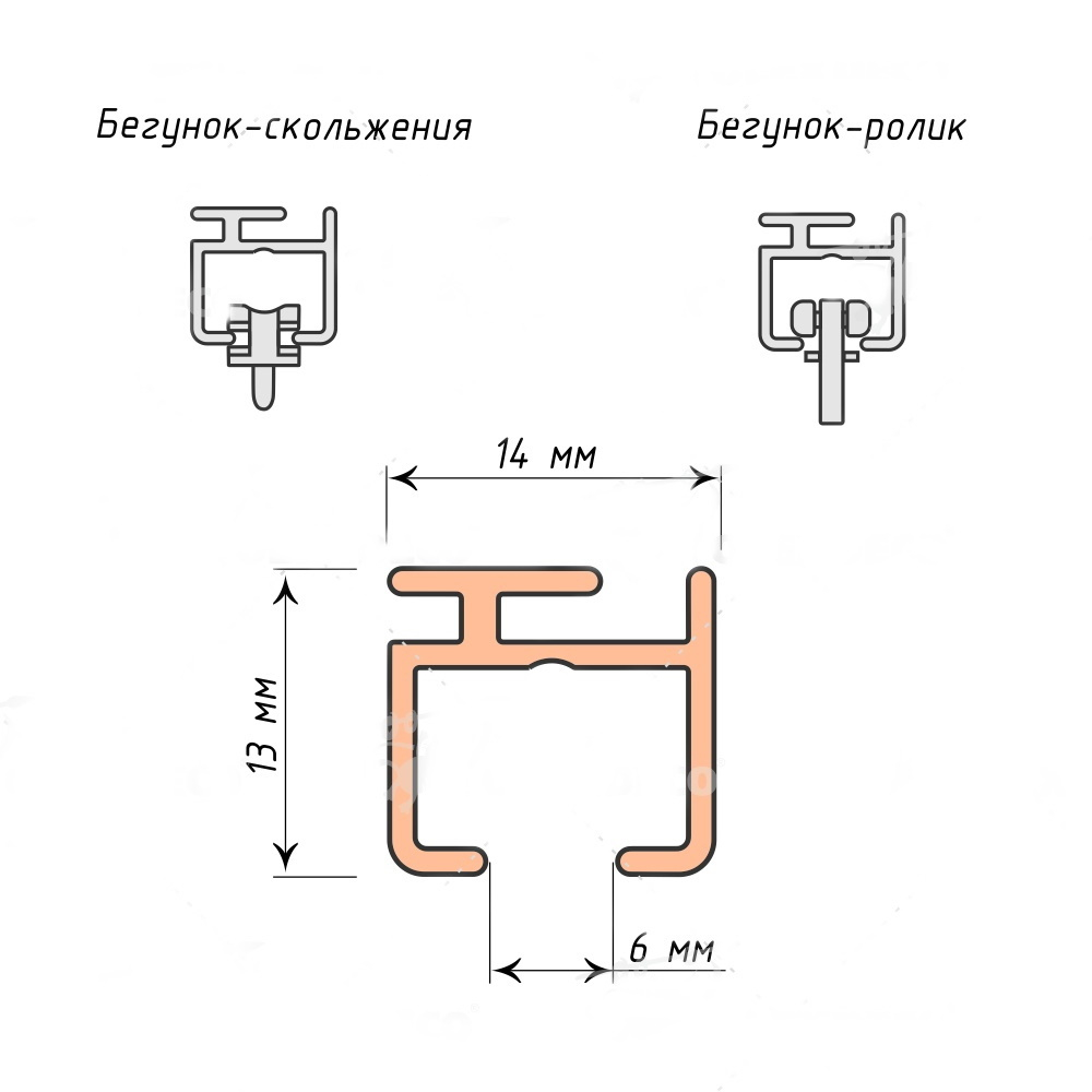 Суппорт для профиля Барселона