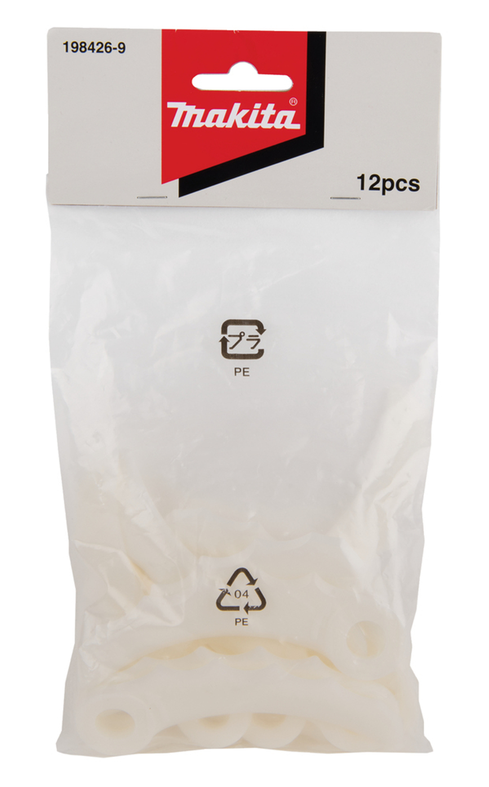 Пластиковые ножи (12 шт.) для триммерной головки 198383-1 Makita 198426-9 Совместимы с триммерной головкой 198383-1