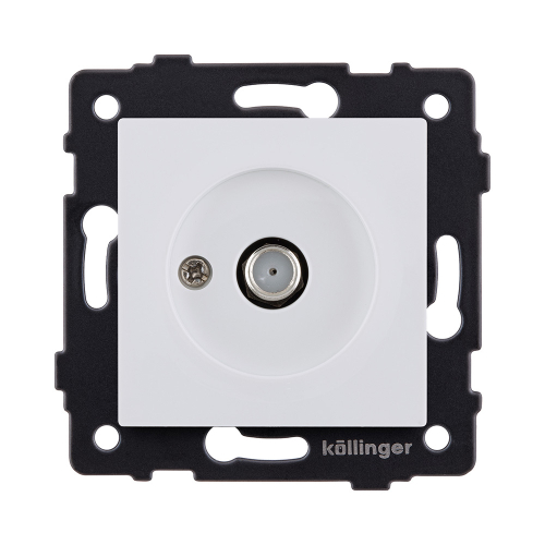 Розетка спутниковая SAT, белый матовый Kollinger REA-020WM для Aspekt, Eleganz, Reflex