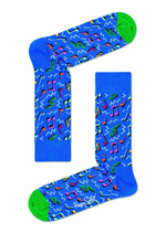 Носки унисекс City Jazz Sock с нотами (Размер: 25) (Цвет: лиловый)