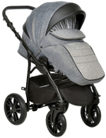 Детская коляска Indigo Indigo New 3 в 1 In07 черный