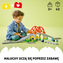 LEGO DUPLO Town - Мост и железнодорожные пути - набор расширения 10426