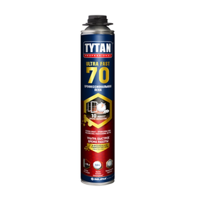 Монтажная пена Титан "Ultra Fast", профессиональная, для внутренних работ, 870мл