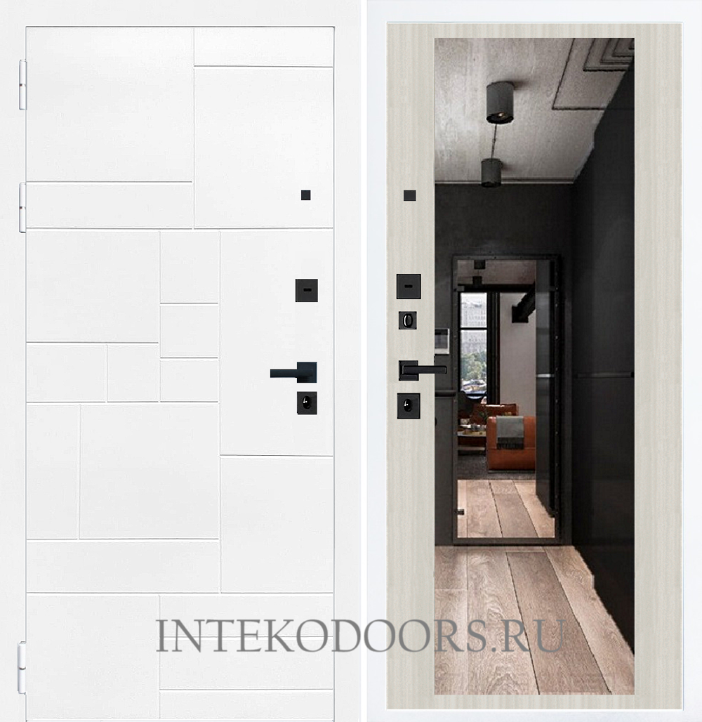 Домино Белое с зеркалом