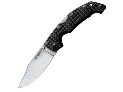 Нож складной Cold Steel Voyager Clip Large Plain AUS10A Griv-Ex (CS-29AC)