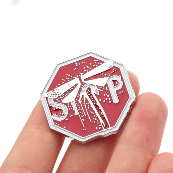 Значок металлический Одни из нас, р-р 3,1см