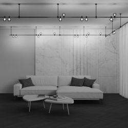 Трековый магнитный светодиодный светильник Maytoni Flarity   TR148-1-3W3K-B