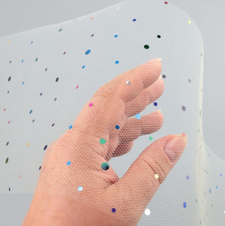 Фатин с разноцветными блестками 15 см