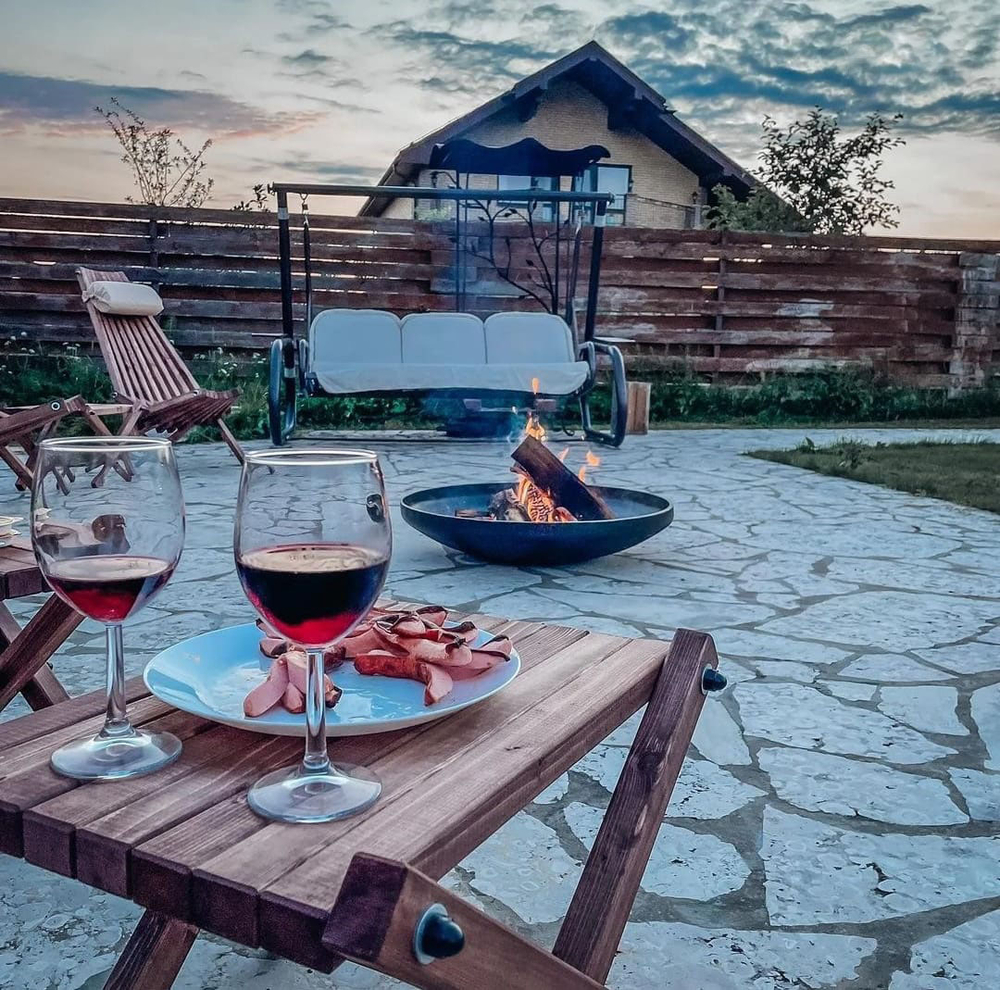 Кресло 2шт + подушки и раскладной столик Relax