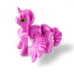 Фигурка единорога, 3D игрушка, розовое пони