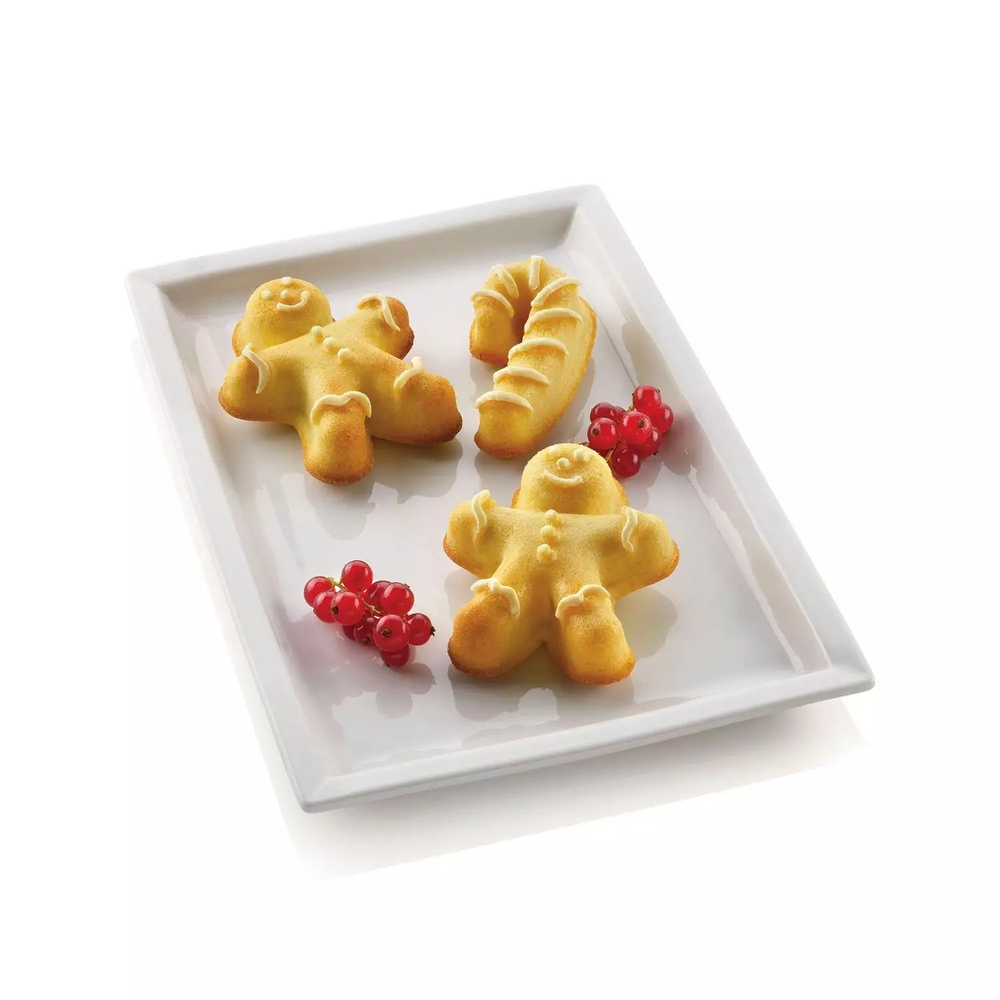 Силиконовая форма «Пряничный человечек» SF106 Gingerbread Man Silikomart, Италия Silikomart, Италия