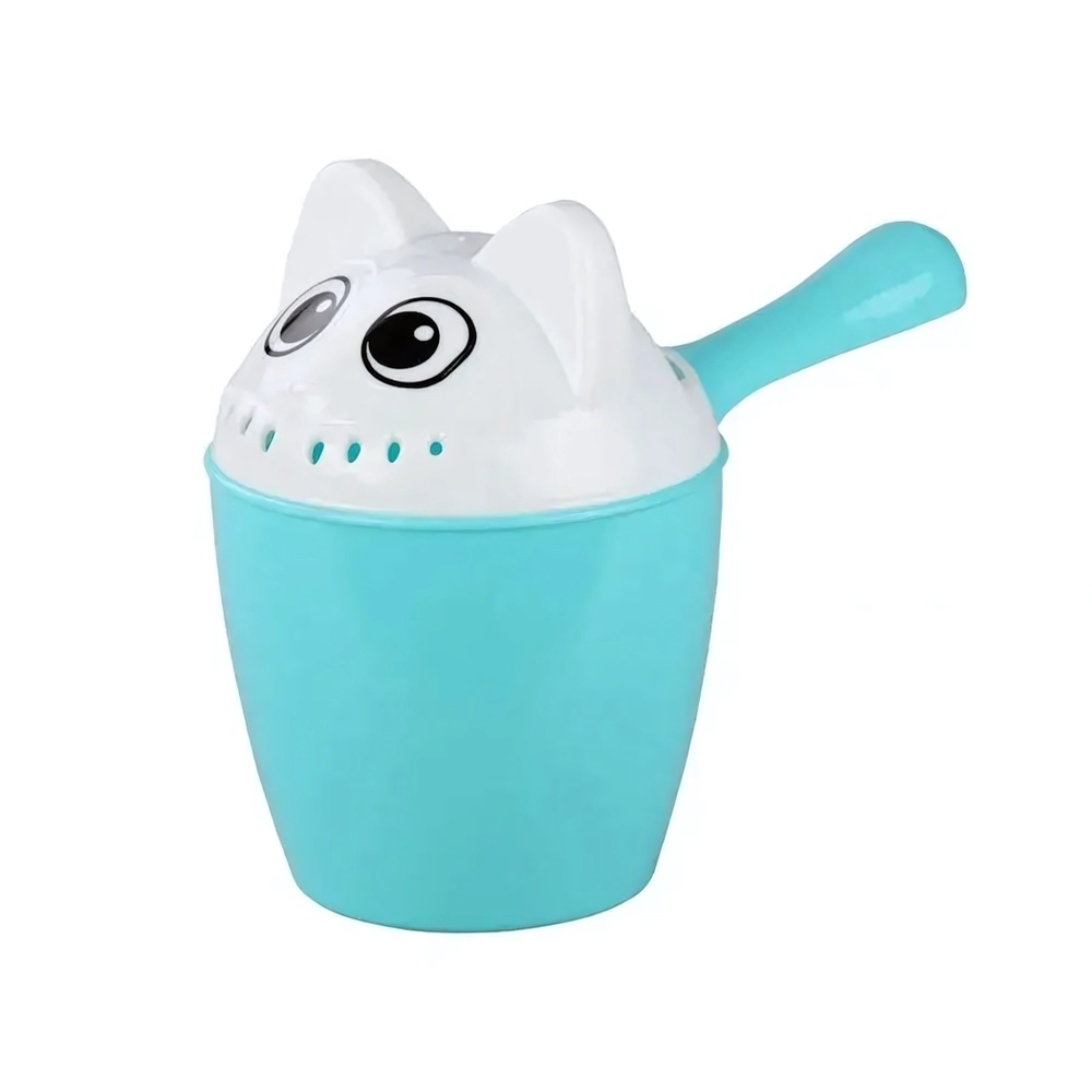 Ковш с крышкой Котофей (св.голубой/светло-бирюзовый)