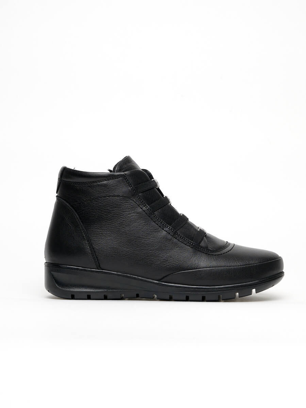 Ботинки женские анатомические, цвет черный, 7119 FOOTWELL Black (Размер: 48)