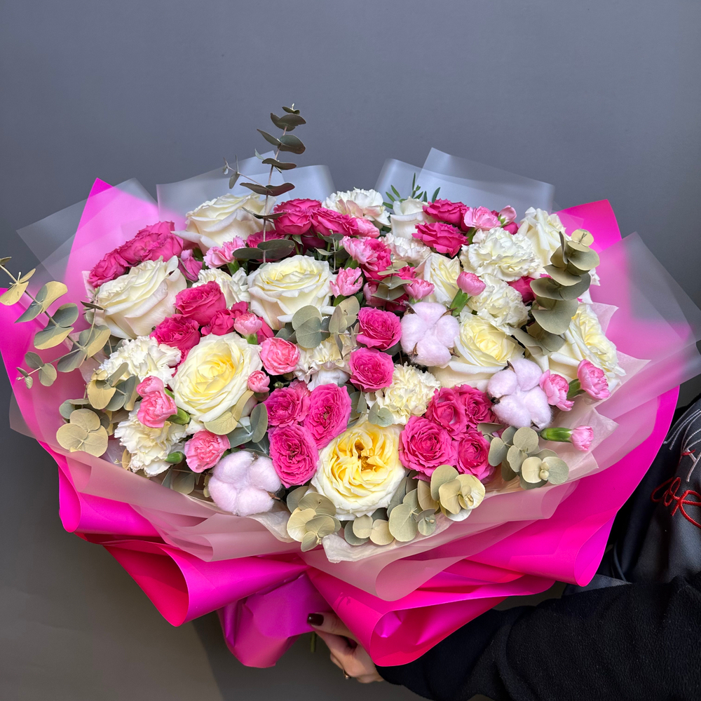 Букет "Барби" роза кустовая ,роза садовая