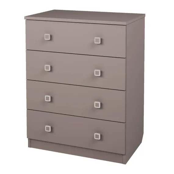 Комод Polini kids Simple c 4ящиками Серый
