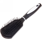 Расческа массажная «Tango Black», трапеция тонкая , цвет черный, 23см