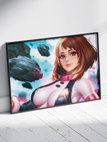 Постер плакат Очако Урарака Арт My Hero Academia Моя Геройская Академия