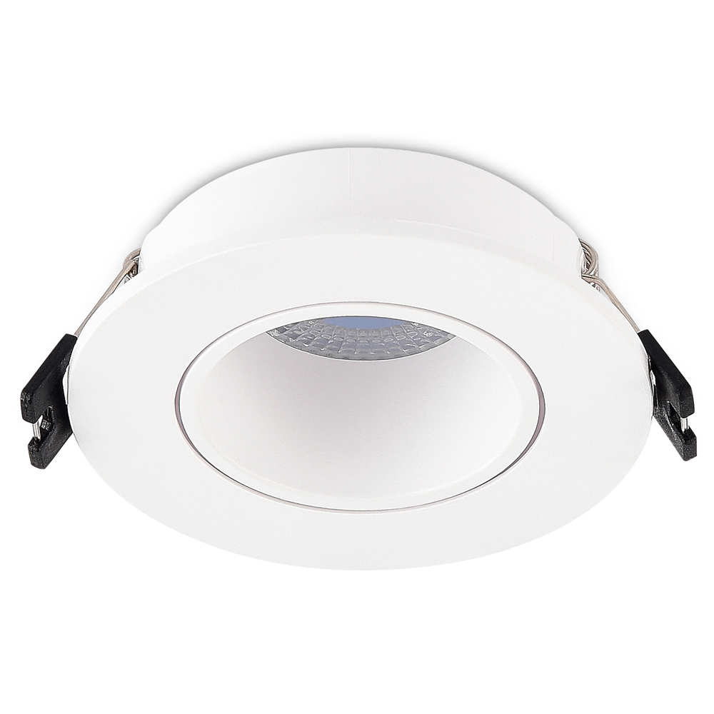 Светильник встраиваемый поворотный, белый, D90xH29мм, под лампу GU10, IP20