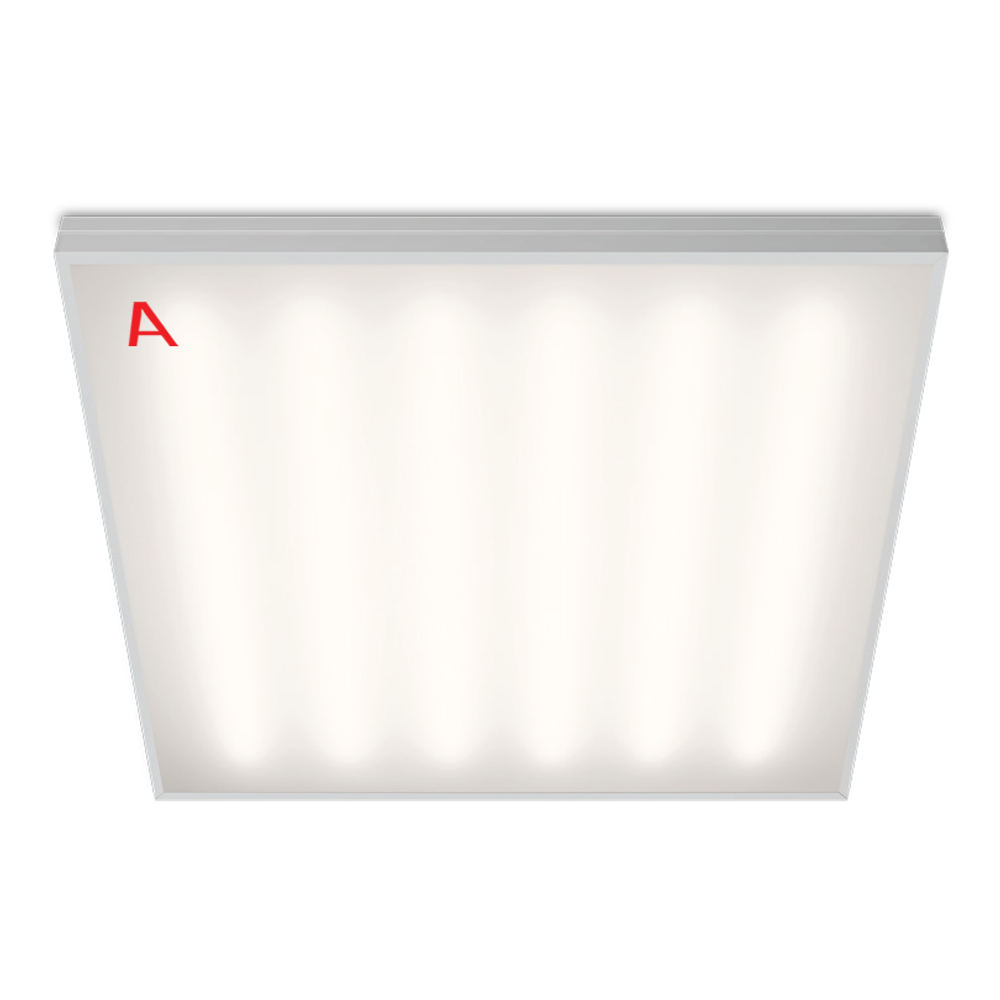 Светильник ОФИС ДВО01-041 с БАП EM1 54Вт 3000К IP40 Матовый 5700лм 595х595х40мм WOLTA PRO