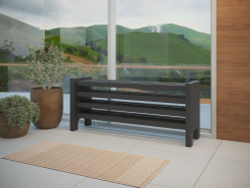 Горизонтальные дизайн-радиаторы Q500 1250мм с боковым подключением