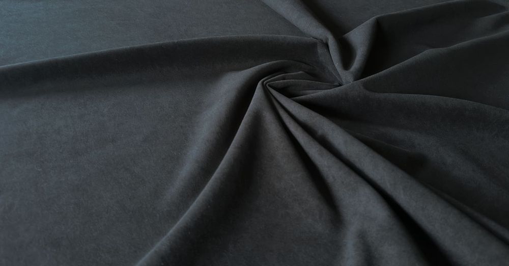 Велюр Аплес 307 черный