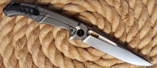 Нож НОКС Кугуар сталь М390, рукоять Титан (332-156506)