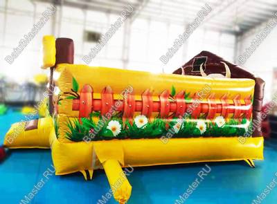 Надувной батут "Ферма" для аттракциона "Родео" 4*4