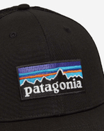 Patagonia Кепка Дальнобойщика С Логотипом P-6, Черная