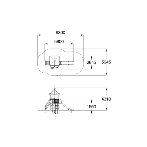 Детский игровой комплекс «Сторожевая башня»