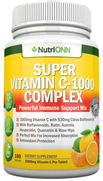 NutriONN SUPER Vitamin C Complex 120 caps, Витамин С Комплекс