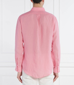 льняная рубашка POLO RALPH LAUREN - розовый(710794141)