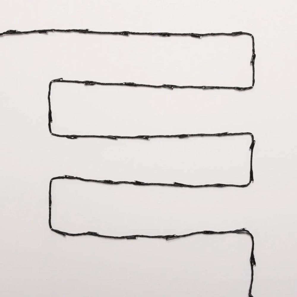 Гирлянда для улицы «Водопад» нить 7м 80 ламп LED чёрный провод, 8 реж, IP-54, Мультицвет (возможность соединения)