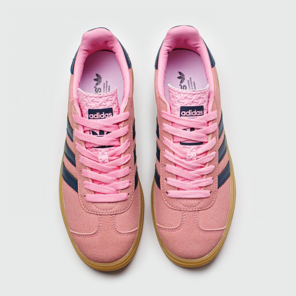 кроссовки Adidas Gazelle Bold Pink / Blue Wmns
