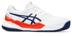 Детские теннисные кроссовки Asics Gel-Resolution 9 GS Clay - White