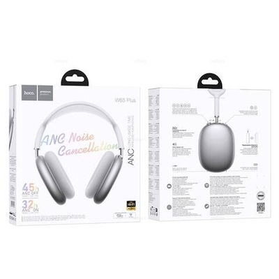 Полноразмерные наушники Hoco W65 Plus ANC (silver)
