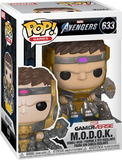 Фигурка Funko POP! Bobble Marvel Avengers Game MODOK (633) 47814 / Фигурка Фанко ПОП! по мотивам вселенной "Marvel", МОДОК. Товар уцененный