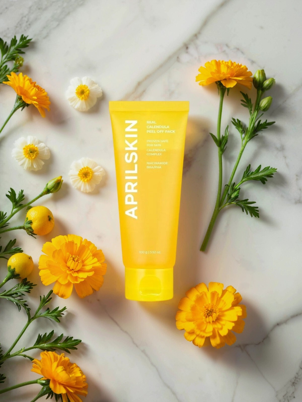 Отшелушивающая маска-пленка с экстрактом календулы