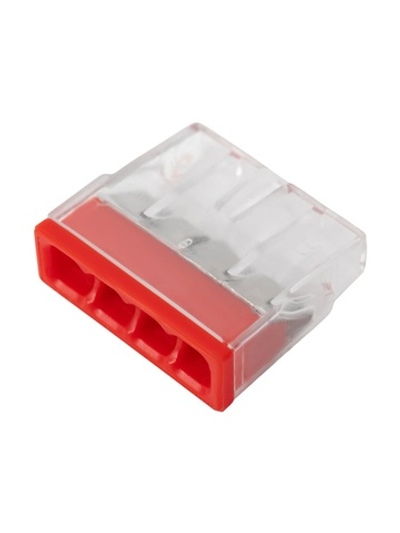 Gigant 4-х проводная клемма 100 шт/уп 0,08-2,5мм² GCT-2273-204-100