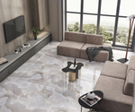 Глазурованный керамогранит Arcadia Ceramica Rex Onyx Blue 60x120 см 1.44 м² полированный цвет серо-голубой