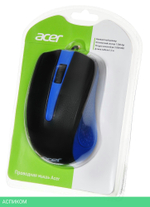 Мышь Acer OMW011 черный/синий (ZL.MCEEE.002)