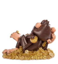 RV-482 Фигурка Обезьяна «Счастливая монета» (W.Stratford)