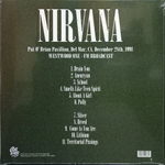 Nirvana / Pat O' Brian Pavillion, Del Mar, CA, December 28th, 1991 - FM Broadcast (Limited Edition)(LP)