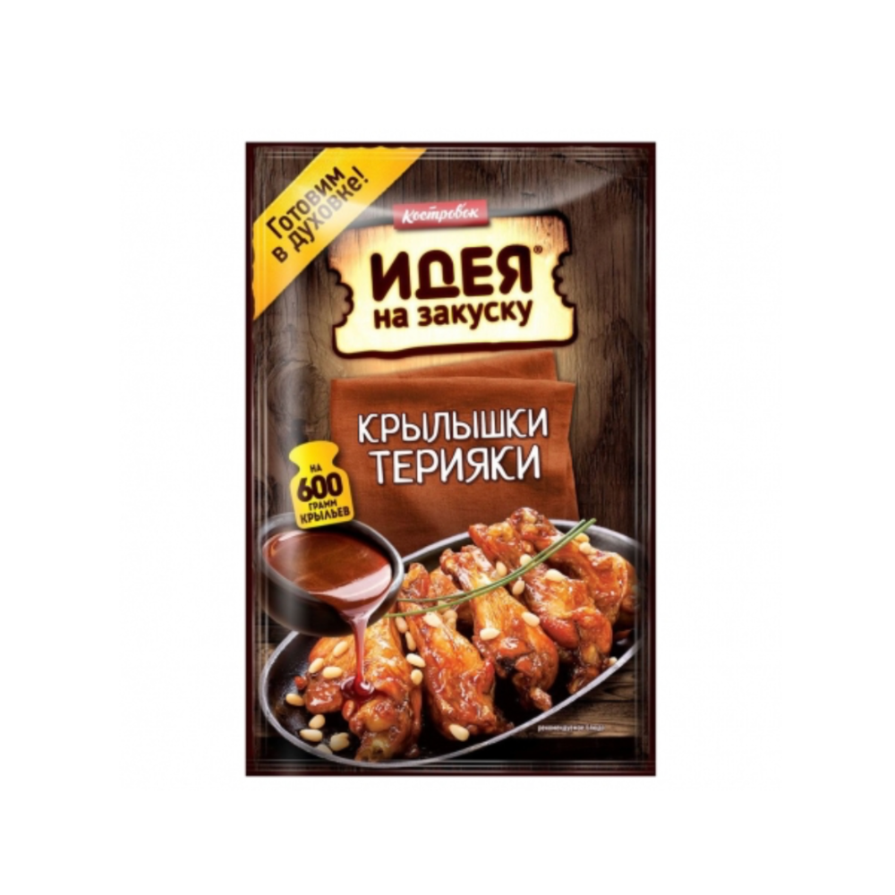 Соус Идея на закуску крылышки терияки 80 гр
