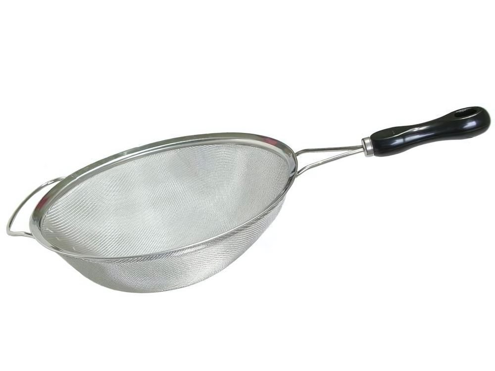 Сито 28см нерж.сетка .с пласт.ручкой