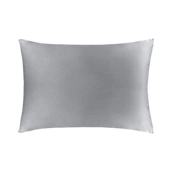 Комплект постельного белья из премиального сатина светло-серого цвета из коллекции essential, 150х20