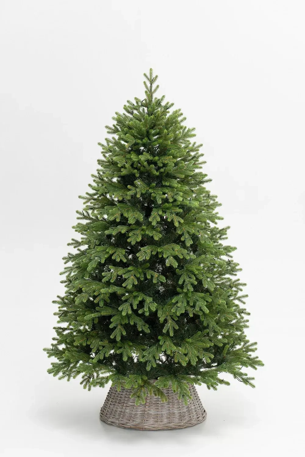 Искусственная елка Рождественская 210 см., 500 теплых-белых Led ламп, литая+пвх, ЕлкиТорг (204210)