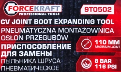 Приспособление для замены пыльника шруса пневматическое (не снимая шруса) FORCEKRAFT FK-9T0502