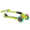 Skuter Globber Junior (Qatlanan, işıqlı, yaşıl)