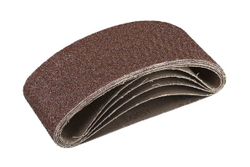 Лента шлифовальная бесконечная СТАНДАРТ на тканевой основе (5 шт; 75х533 мм; P180) для ЛШМ Зубр 35342-180