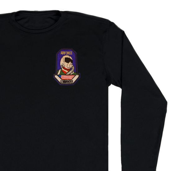 Нашивка термоаппликация на одежду и на рюкзак. Airforce, Космос